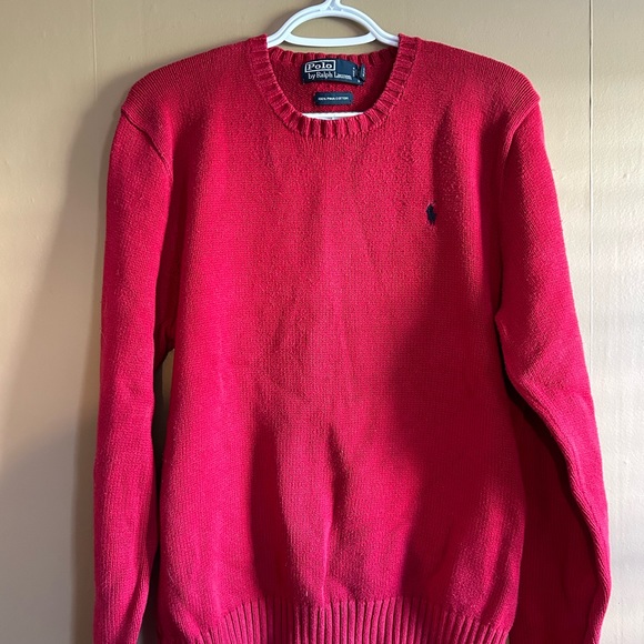Red Men’s size medium Polo by Ralph Lauren sweater - Picture 2 of 3